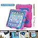 iPad Mini Case,iPad Mini 2 Case,iPad Mini 3 Case,ACEGUARDER iPad Mini Full Body Protective Case Durable Anti-slip Shock-Absorption Soft Silicone Case (Rainbow)