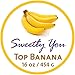 Jelly Belly 1 LB Top Banana Flavored Beans. (One Pound, 1 Pound) Bulk Jelly Beans in a resealable and reusable jar.