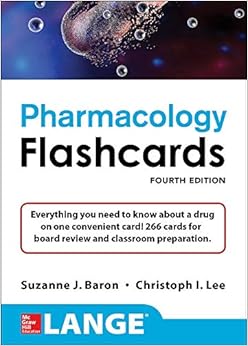 Lange Pharmacology Flashcards, Fourth Edition