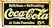 Coke - Weathered 1910 Logo Tin Sign 16 x 9in