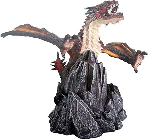 Fiero Dragon Standing on Rock Statue Figurine Mythical Fantasy Decoration New