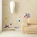 Crearreda CR-54452 Playful Cats Wall Decals, Multicolor