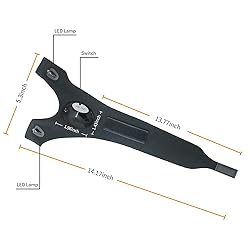 LOUISWARE LED Flashlight Gloves, Unique Gift for