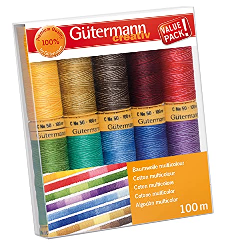 Gutermann 731149-1 Thread Set Natural Cotton 100m x