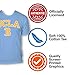 Campus Colors NCAA Adult Gameday Cotton T-Shirt - Premium Quality - Semi-Fitted Style - Officially Licensed Product (UCLA Bruins - Light Blue, Medium)