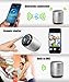 Ancord Micro Bluetooth Speaker TWS System Portable Tiny Body Loud Voice Shutter Button Selfie Features (Silver)
