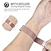 Fullmosa Compatible Gear S3 Bands, 22mm Watch Band Quick Release Compatible Samsung Galaxy 46mm/Gear S3 Frontier/Classic,Huawei Watch 2 Classic/GT Watch Band, Rose Pink