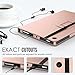 MoKo Case for All-New Amazon Fire HD 8 Tablet (7th Generation, 2017 Release Only) - Slim Folding Stand Cover for Fire HD 8, Rose Gold (with Auto Wake / Sleep)
