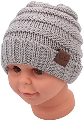 Sechunk Baby Boy Winter Warm Hat, Infant Toddler Kids Beanie Knit Cap for Girls and Boys [0-5years]