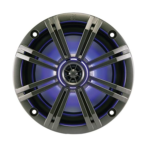 New-41KM84LCW-8-300-Watt-4-Ohm-LED-Marine-Audio-Coaxial-Speakers-Stereo-KM8