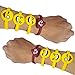 O'Hill 72Pcs Emoji Bracelets Emoticons Wristbands for Birthday Party Favors Supplies, Party Goodie Bags