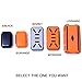 Agepoch Waterproof Fly Fishing Tackle Box Storage Box Fishing Lure Plastic Boxes for Bait Casting Fishing (Small/Orange)