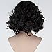 Miss U Hair Men Funny Wigs Adult Short Curly Natural Black Cosplay Costume Full Wig