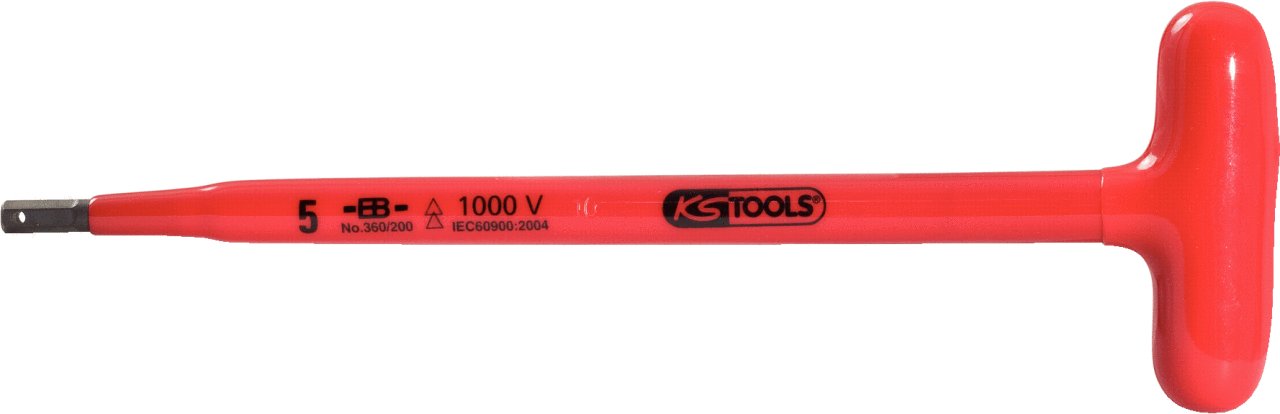 KS Tools Vde 4 X 200mm T-Grip Hex Box Spanner