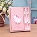 foci cozi Unicorn Journal Gel Pens Stationery Set Pendant Unicorn Key Ring-Lovely Birthday Unicorn Gifts For girls Of All Ages: 3 4 5 6 7 8 9