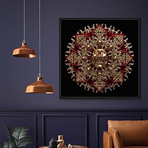 Floating Framed Canvas Wall Art for Living Room, Bedroom Runner Canvas Prints for Home Decoration Ready to Hang - 16x16 inches