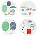 kate spade new york Hopscotch Drive About Town 4-piece Tidbit Plate Set
