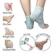 3 PAIRS-Moisturizing Gel Heel Socks w/Enriched Vitamins for Dry Hard Cracked Heels & DIY Simple Home Remedies by Triim Fitness