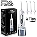[Best Deal] Cordless Water Flosser,2018 Professional Advanced Dental Water Pick Oral Irrigator,Portable Rechargeable Travel Water Jet,IPX7 Waterproof Water Flossing Teeth Cleaner With 3 Jet Tips