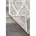 nuLOOM Sarina Tribal Diamonds Area Rug, 4x6, Grey