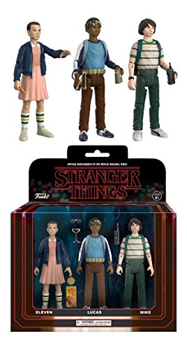 Stranger Things Action Figure 3-Pack Set #1 + and Keychain