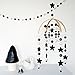 Tik Tak Design Co. Baby Crib Mobile – 100% NZ Wool Colored Felt Ball Mobile for Your Boy or Girl Babies Bed Room – Designer Colors to Match Your Nursery and Delight Your Child (Monochrome)