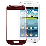 iPartsBuy Front Screen Outer Glass Lens for Samsung Galaxy S3 mini i8190(Red)