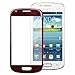 iPartsBuy Front Screen Outer Glass Lens for Samsung Galaxy S3 mini i8190(Red)