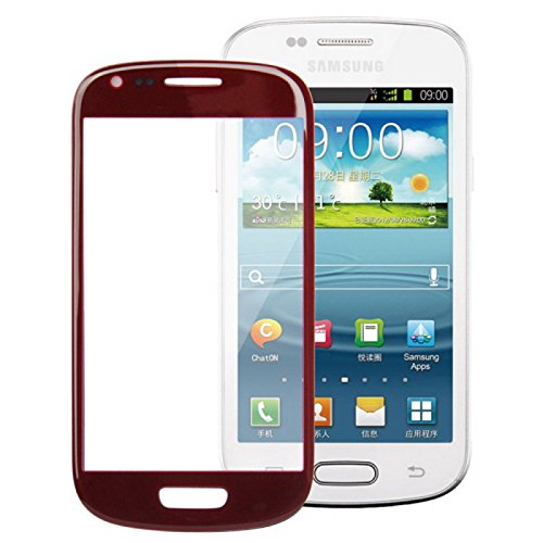iPartsBuy Front Screen Outer Glass Lens for Samsung Galaxy S3 mini i8190(Red)