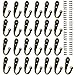 25 Pieces Wall Mounted Coat Hook Robe Hooks Cloth Hanger Coat Hanger Coat Hooks Rustic Hooks and 54 Pieces Screws for Bath Kitchen Garage Single Coat Hanger (Bronze Color) primary