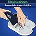 ViveSole Plantar Fasciitis Inserts for Men & Women - Shoe Insoles for Arch Support, Flat Feet, Pain Relief - Firm Foam OrthoticSoles for Work, Running - Fit Boots and Sneakers