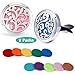 Car Fragrance Essential Oil Prume Diffuser Vent Clip Tree of Floral & Cloud Set