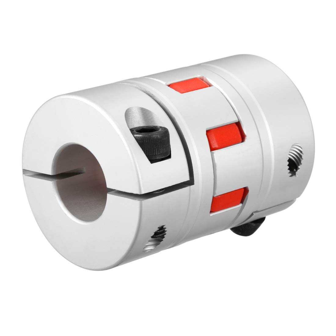 sourcing map Shaft Coupling 24mm to 24mm Bore L78xD55 Flexible Coupler Joint for Servo Stepped Motor