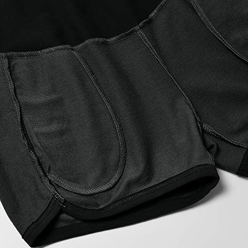 GINKANA Maternity Shorts Summer Pregnancy Casual Short Pants Relaxed Fit Stretchy Full Panel Short Dark Grey - Thumbnail 5