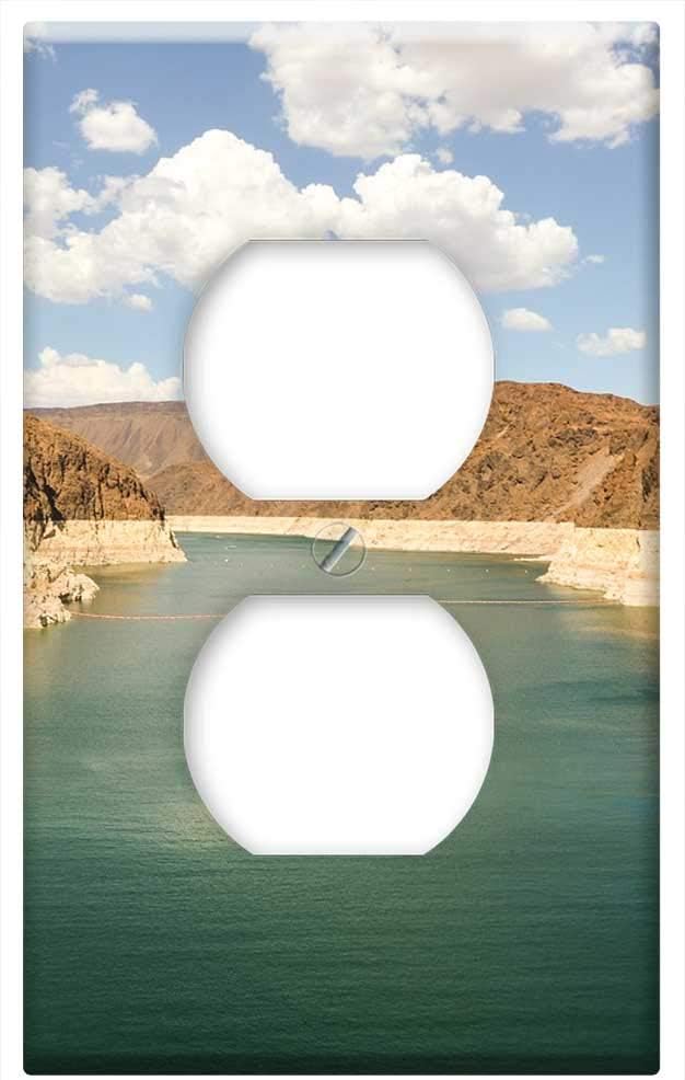 Dam Hoover Dam Reservoir Usa America Nevada Lake -Outlet Cover Switch Plate
