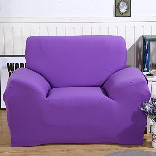 htdirect ve icin koltuk ortusu kanepe ve koltuk polyester hafif elastik kumas esnek 4 farkli boyutta mevcuttur menekse rengi 1 seater amazon com tr