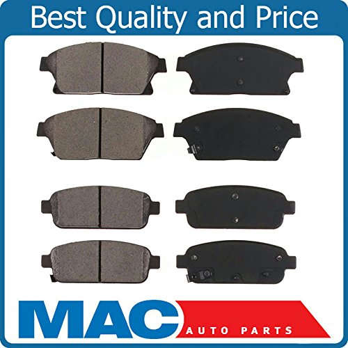 Front and Rear Ceramic Brake Pad Pads Set For Chevy Volt Cruze Verano