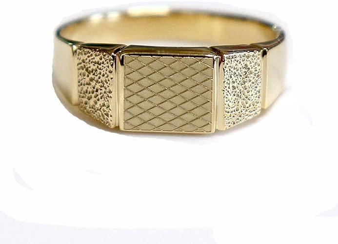 Amazon 18ｋ 18金 メンズ リング ゴールド 指輪 印台 ｋ18 メンズリング 15 リング 通販