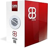 Dripstone 600004 Cat6 Utp Solid Cable 23AWG/Lan Network Ethernet Rj45 Wire - 1000-feet (304.8 Metre) - White