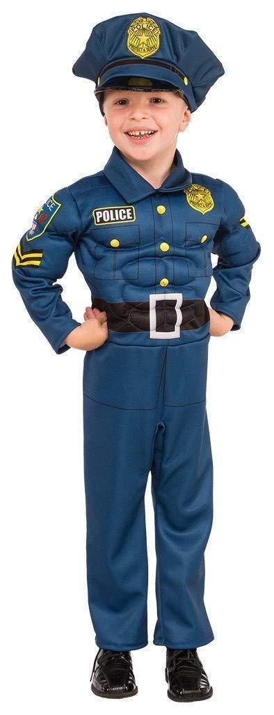 Rubies 510332 Child's Top Cop Costume, Multicolor, S