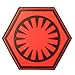 Star Wars First Order Force Awakens PVC Rubber 3D Fastener Patch