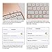 iPad Air 2 Keyboard Case, iEGrow F8S+ Slim Bluetooth Clamshell Keyboard Case with 7 Colors LED Backlit for iPad Air 2 Model A1566/A1567(Gold)