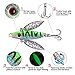 Goture Ice Fishing Jigs Tungsten Kit with Carbon Steel Hooks in Tackle Box, Winter Ice Fishing Lures for Bass, Pike, Trout, Walleye, Crappie, Panfish