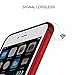 iPhone 8 Case, iPhone 7 Bumper Case,CASEKOO [Aluminum Frame+TPU Inner] Shockproof Protective Bumper Case for iPhone 8 /iPhone 7 [Metal Series]-Red