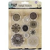 Sunrise Sunset Mechanicals Metal Vintage Trinkets-flowers Small 1