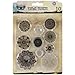 Sunrise Sunset Mechanicals Metal Vintage Trinkets-flowers Small 1