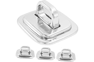 IMIKEYA 4PCS Security Anchor Base Plates for Keyed and Combination Cable Locks Desk Mount Anti-Theft Laptop