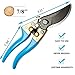 Pruning Shears Casfuy SK-5 Steel Blade Bypass Pruner with PTFE Coating and Safety Lock for Garden