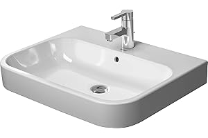 Duravit 231865 Wall Mounted Sink, Medium, White