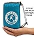 Compact Outdoor waterproof pocket blanket - 152cm x 140cm, Quality Rip Stop Nylon, Durable, Best Waterproof Mat, includes 4 Anchor Loops, 4 pockets, 4 stakes - rain guard, camping tarp